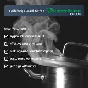 Premium Aktivkohlefilter - Passend Wie BSH 296178 Siemens LZ34501 Bosch DHZ3400/5/6 00296178 – Bild 3