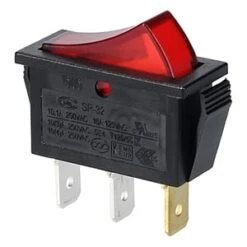 Wippschalter BOSCH 00609906 Ein / Aus Rot Beleuchtet Für Dampfstation Bügeleisen