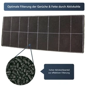 Premium Aktivkohlefilter - Passend Wie BSH 296178 Siemens LZ34501 Bosch DHZ3400/5/6 00296178