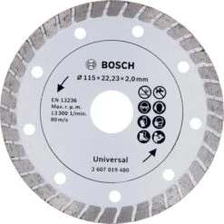 BOSCH Diamond Cutting Disc Turbo 115 Mm