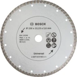 BOSCH Diamond Cutting Disc Turbo 230 Mm