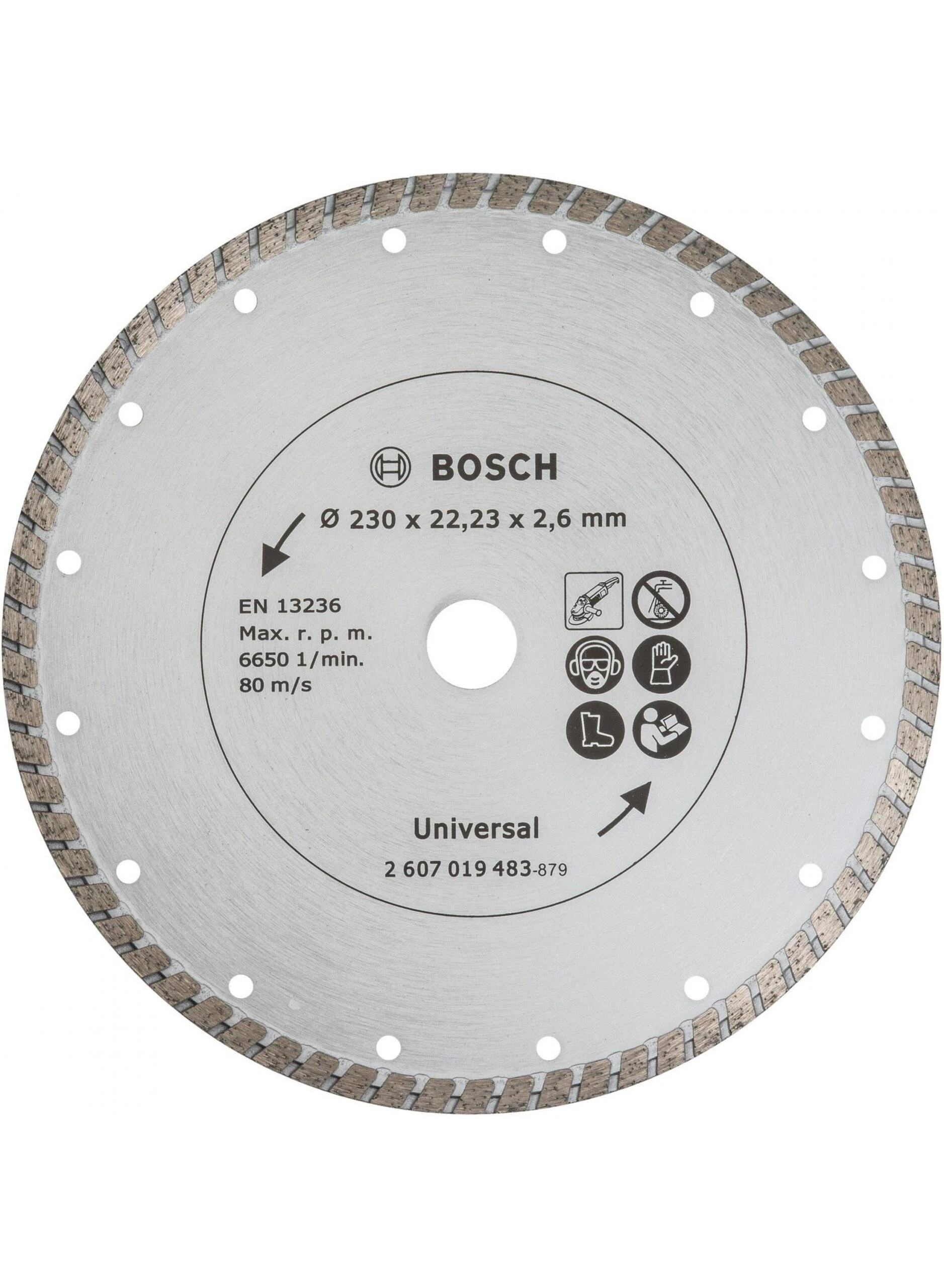 BOSCH Diamond Cutting Disc Turbo 230 Mm