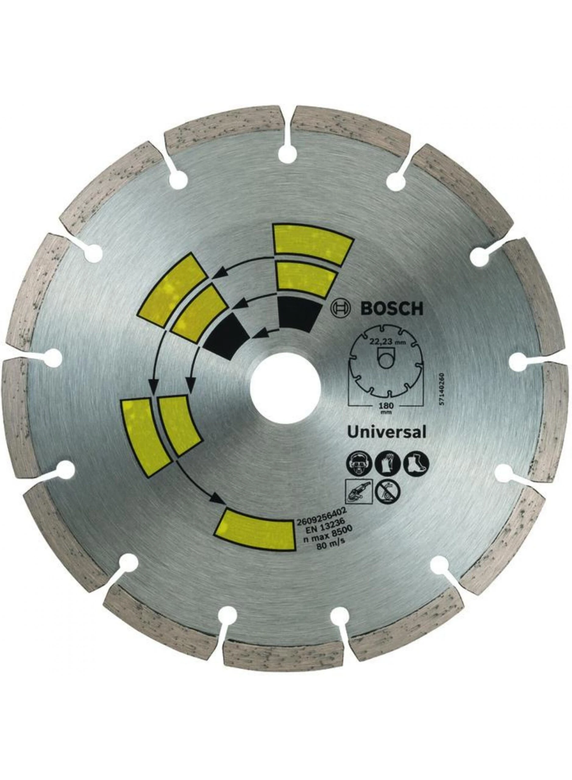 BOSCH Universal Top Diamond Cutting Disc 180mm