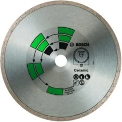 BOSCH Diamond Cutting Disc For Ceramic Tiles 230mm 22.23mm